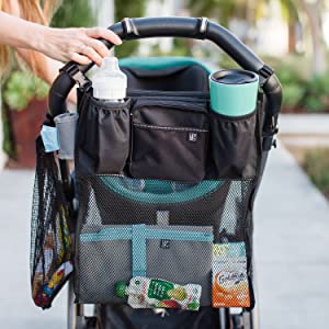JL Childress Cups 'N Cargo Stroller Organizer travel gear kids Singapore Little Steps Asia