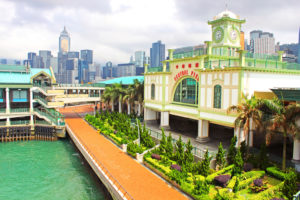 Activities At Star Ferry And Central Ferry Pier In Hong Kong