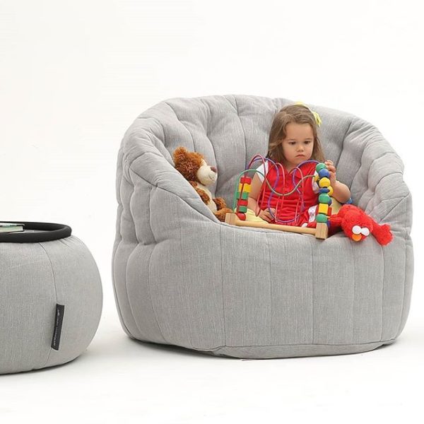 Girl Sitting On A Bean Bag From Ambient Lounge Singapore