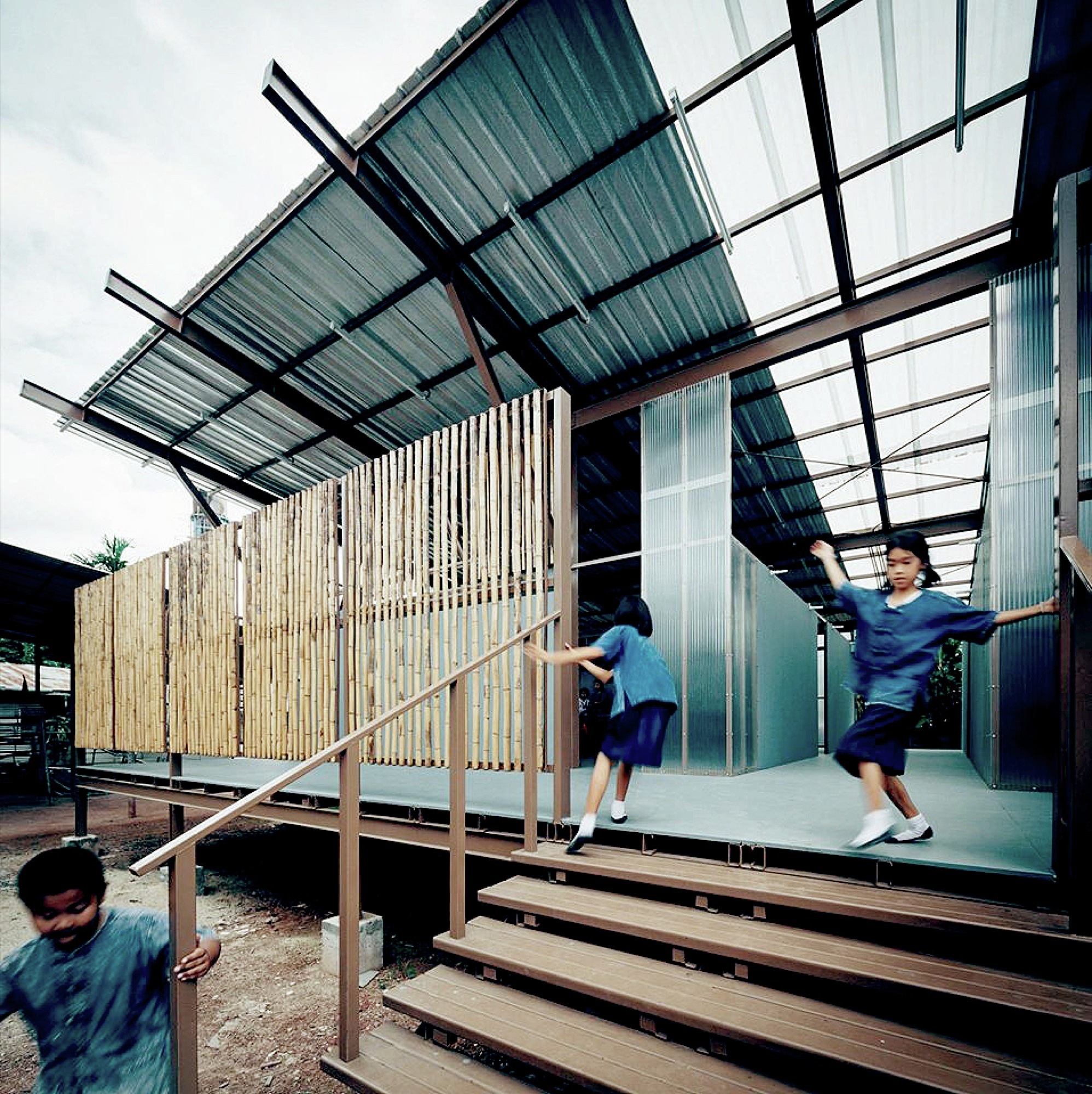 Exterior Of Baan Nhong Bua School, Thailand