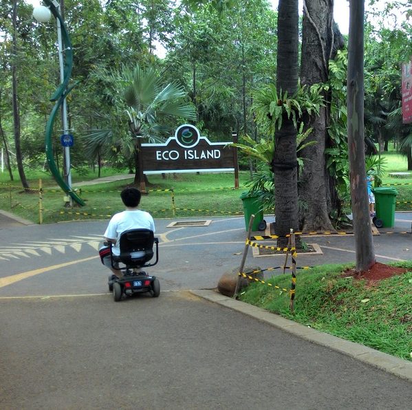 Bike Trail At Ocean Eco Park Ancol