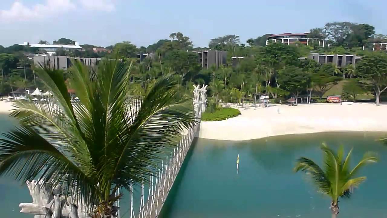 Swim with kids at PALAWAN BEACH, Singapore