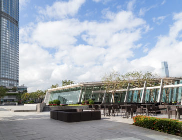 Visiting IFC Rooftop Garden In Central