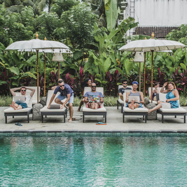 Hubud Co-Working Space in Bali