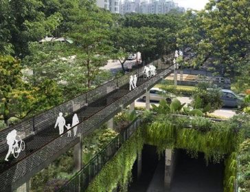 Bukit Timah-Rochor Green Corridor In Singapore Linking 3 National Gardens