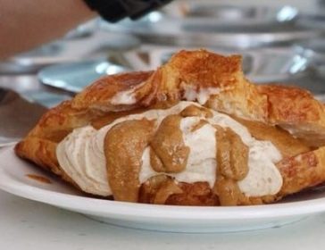 Ice Cream Croissants At Dopa Dopa Creamery