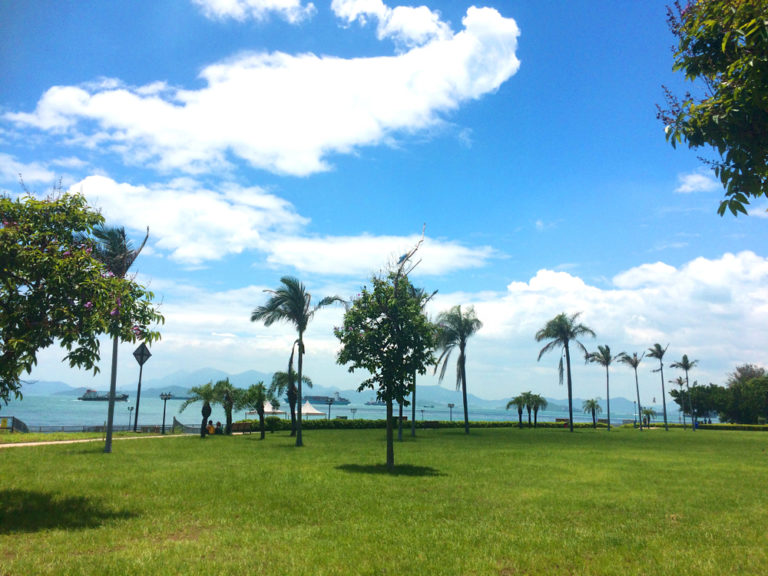 Cyberport waterfront promenade hong kong