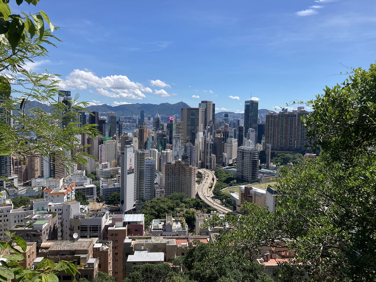 View from Bowen Road Hong Kong