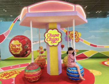 Chupa Chups Lollipop Display At Changi Airport In Singapore