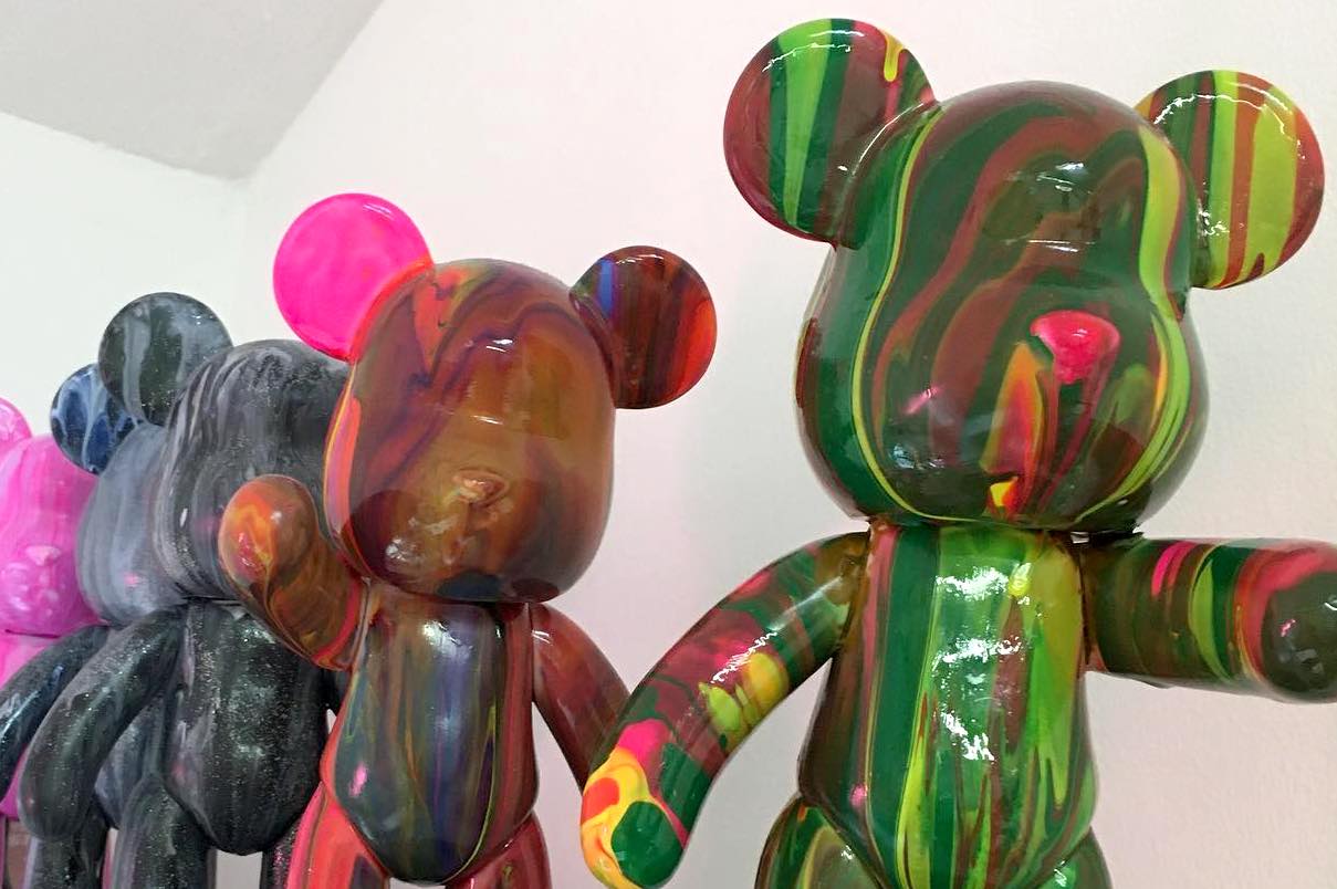 Be@rbrick-Inspired Figurine Art Jamming